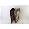 Image 3 : (2) Photo Frames (1) Blue - (1) Redish Brown (26" x 18")
