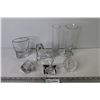 Image 1 : Small Glass Vase - Glasses - Glass Candle Holders