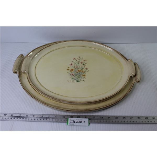 (2) Plastic Trays (Made in Italy)