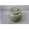Image 5 : Bean Crock w/Lid - Stoneware Jar w/Lid