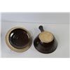 Image 7 : Pottery Bowl - Stoneware Pot w/Lid