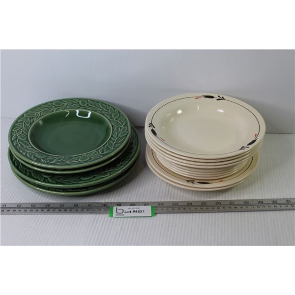 Assortment of Plates & Bowls
