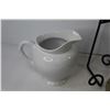 Image 2 : (2) Metal Wall Hangers - Clay Teapot - Ceramic Pitcher - Stoneware Vase