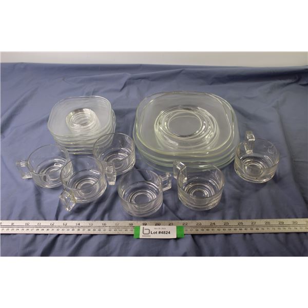 Glass Dish Set (incomplete)