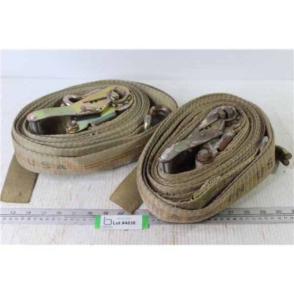 (2) Truck/Trailer Ratchet Straps
