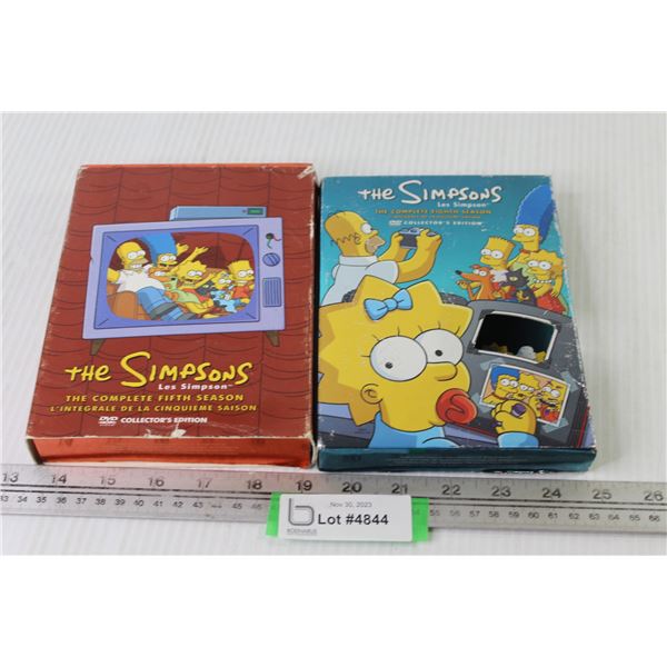 (2) Box Sets of Simpsons DVDs