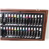 Image 2 : Wooden Paint Case w/Paints & Pastel Crayons
