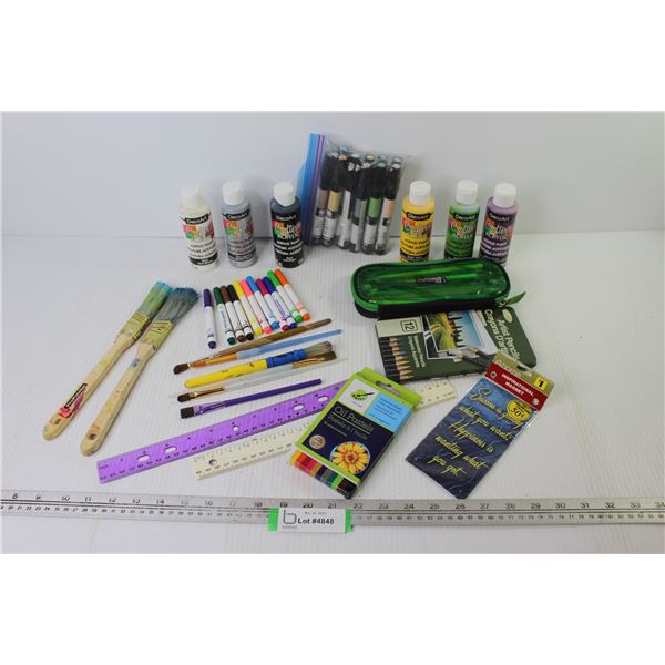 Art Supplies - Paint - Pastel Crayons - Pencil Crayons - Felt Pens - Misc. Items