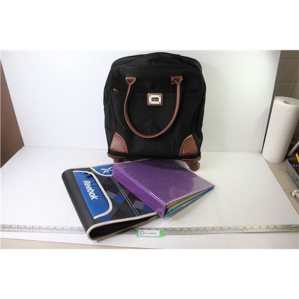 ELLE Case W/Wheels & Handle - (2) Binders