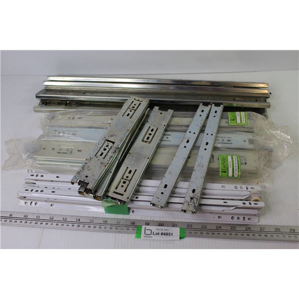Drawer Sliders (12) 18" - (4) 22" - (4) 10" - (2) 11"