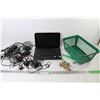 Image 1 : HP Laptop (untested) Charging Cords & Adapters - Pennies & Foreign Coins - Plastic Basket