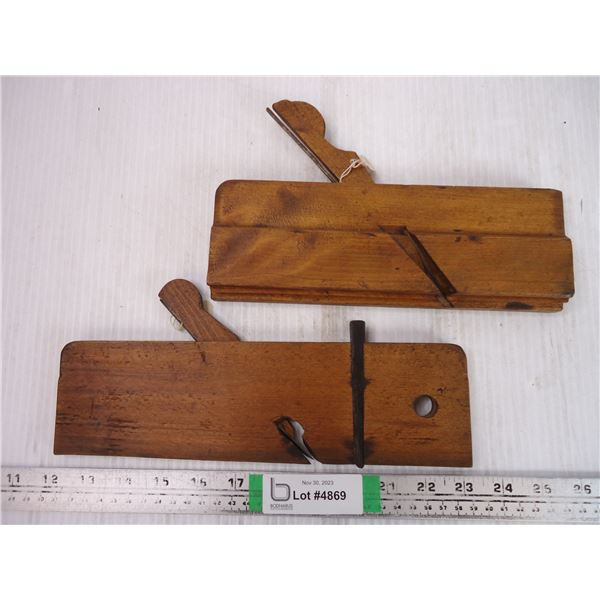 (2) Vintage Moulding Planes