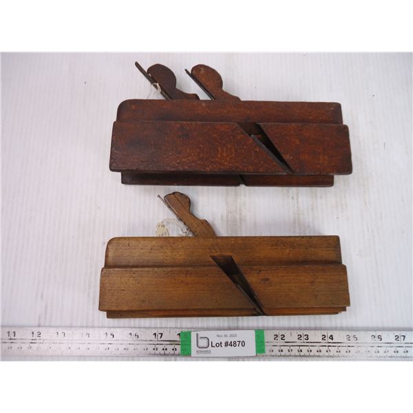 (2) Vintage Moulding Planes