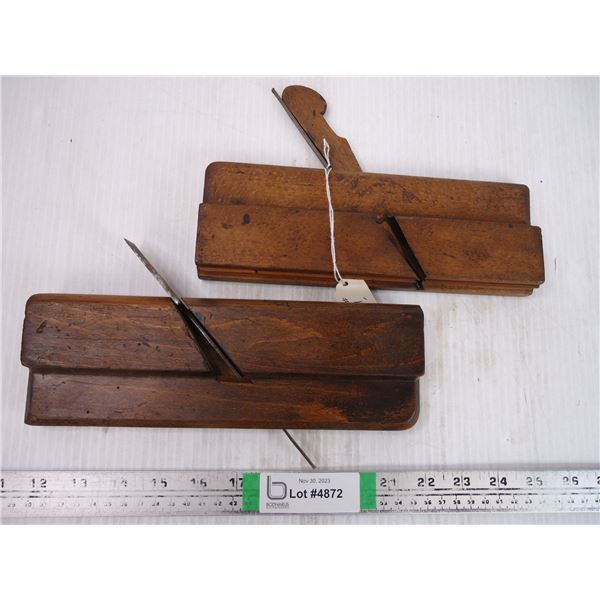 (2) Vintage Moulding Planes