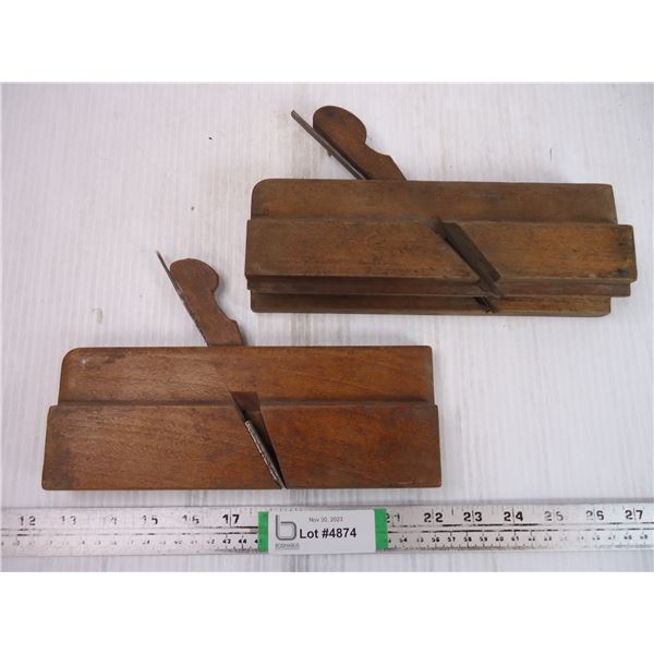 (2) Vintage Moulding Planes