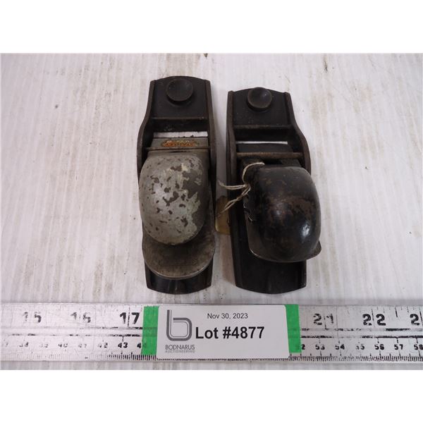 (2) Stanley No.102 Block Planes