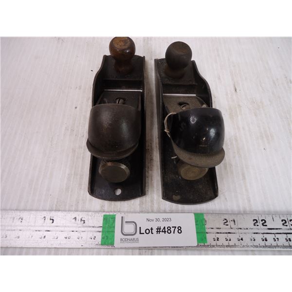 (2) Stanley No.220 Block Planes