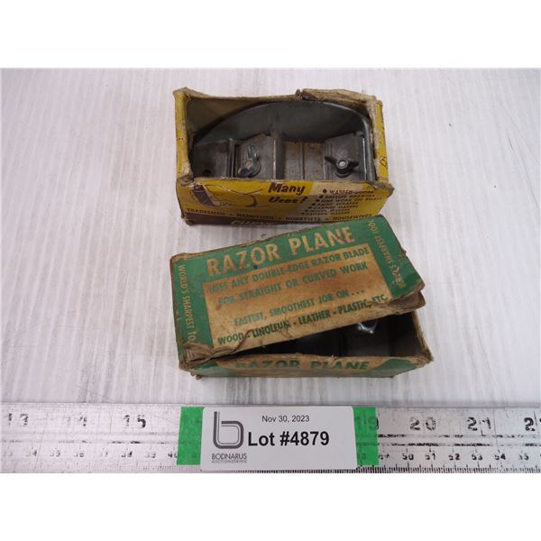 (1) Razor Plane and (1) Curve Plane