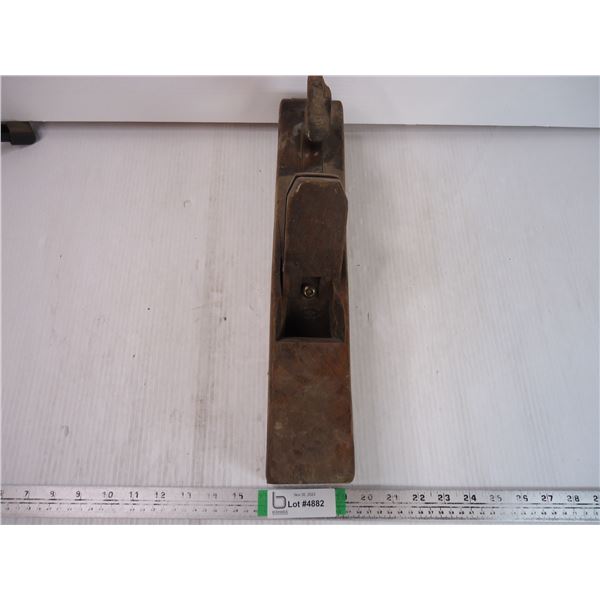 Sheffield Antique Wooden Block Plane 16.5" Long