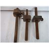 Image 3 : (3) Vintage Wooden Carpenter's Scribes