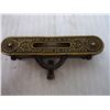 Image 2 : (2) Antique 1896 Stanley Brass Plate & Steel Pocket Level with Flower Design