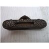 Image 3 : (2) Antique 1896 Stanley Brass Plate & Steel Pocket Level with Flower Design