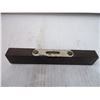 Image 4 : Antique Stanley 4 Inch Machinist Level and Vintage Wood Level