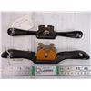 Image 1 : (2) Spoke Shavers- Stanley No.64 and Unmarked With Adjustable Cutter