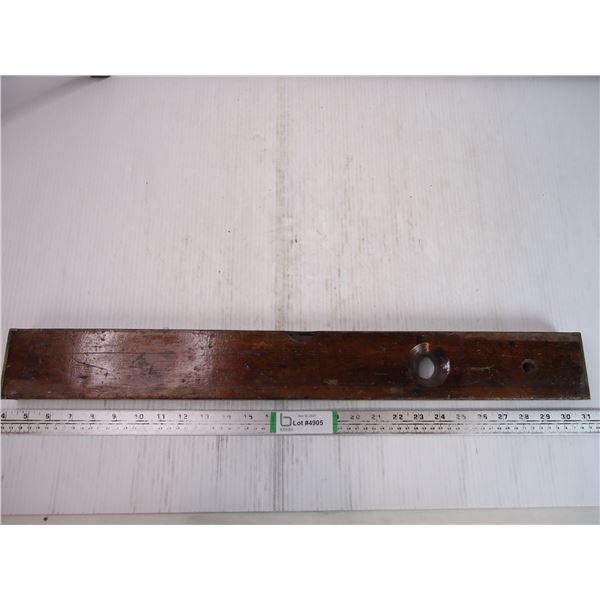 Stanley Rule and Level Co. Brass and Wood Level 26 Inch