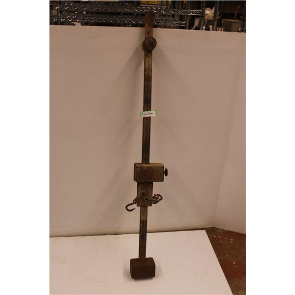 * Cast Iron Fairbanks Scale Bar - 54" Long, Heavy
