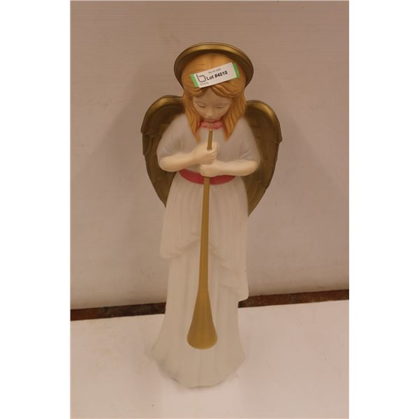 * Plastic Angel Lighted Nativity Figurine - 35" Tall