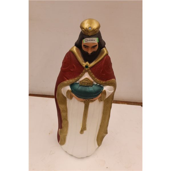 * Plastic Wise Man Lighted Nativity Figurine - 39" Tall