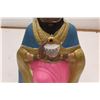 Image 3 : * Plastic Wise Man Lighted Nativity Figurine - 30" Tall
