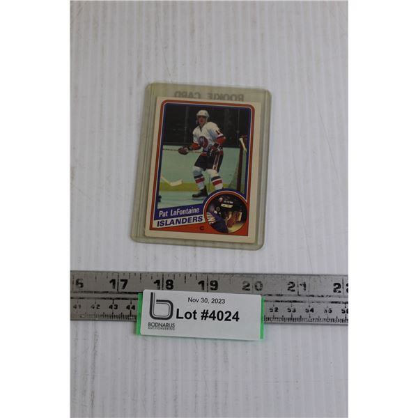 Pat LaFontaine 84-85 OPC Rookie Hockey Card