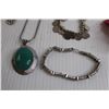 Image 3 : Costume Jewelry - Necklaces, Brooches, Bracelets