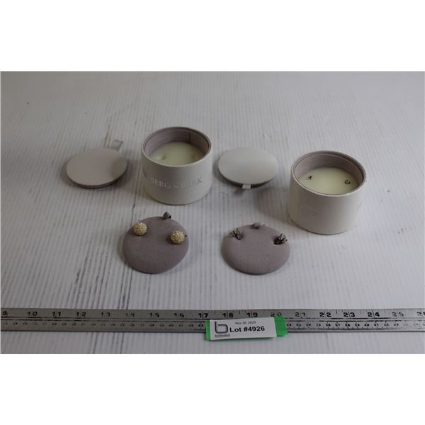 (2) Pairs Hillberg & Berk Earrings