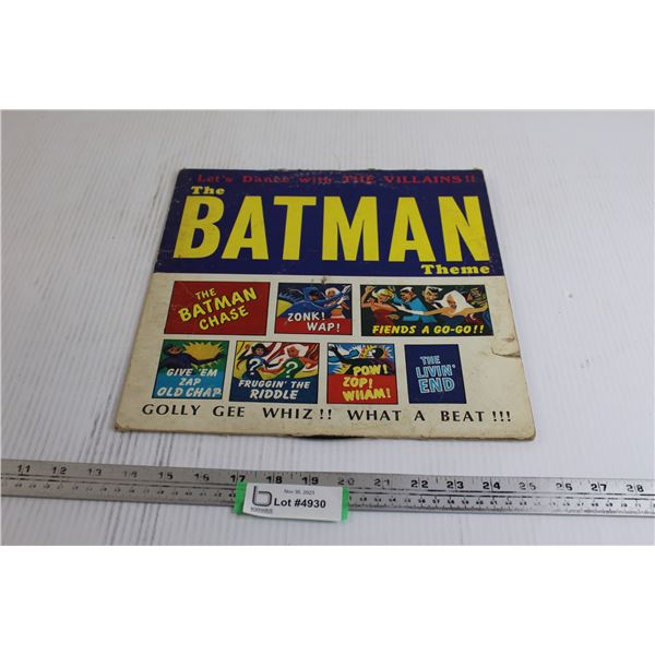 The Batman Theme Vinyl Record