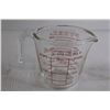 Image 3 : (2) Pyrex Liquid Measuring Cups, Glass Juicer