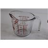 Image 3 : (2) Pyrex Liquid Measuring Cups, Glass Juicer
