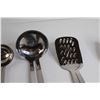 Image 3 : (10) Kitchen Utensils - Ladles, Flippers, Slotted Spoons, etc.