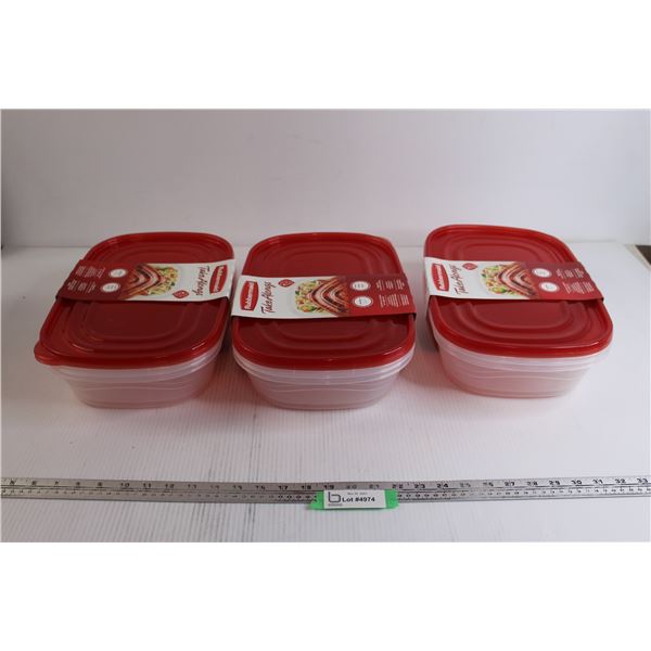 (3) Packs Rubbermaid TakeAlongs