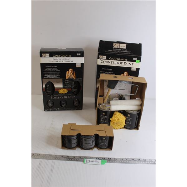 (2) Boxes Gianni Granite Countertop Paint Sets