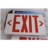 Image 3 : (2) Boxes Exit Signs - (1) is Sealed, Automatic Emergency Light