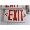 Image 4 : (2) Boxes Exit Signs - (1) is Sealed, Automatic Emergency Light
