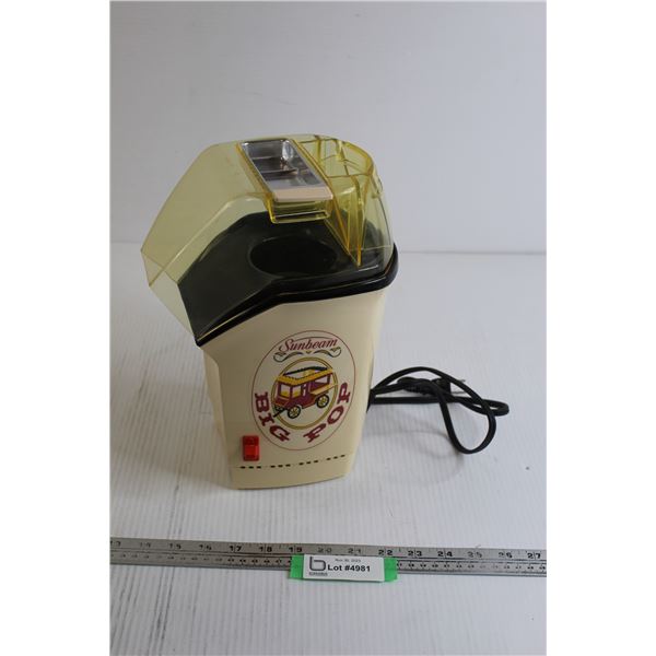 Sunbeam Big Pop Popcorn Machine - Untested