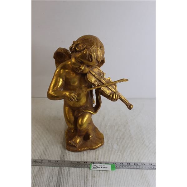 Cherub Ceramic Figurine - 16 1/2" Tall