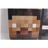 Image 2 : (2x Bid Price) (2) The Amazing Minecraft Cardboard Heads - Steve, Enderman - Both Sealed