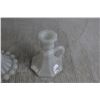 Image 5 : (6) Milk Glass Candlesticks and Small Milk Glass Creamer