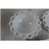 Image 2 : (3) Milk Glass Dishes