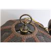 Image 3 : Vintage Wicker Ceiling Lamp - Untested